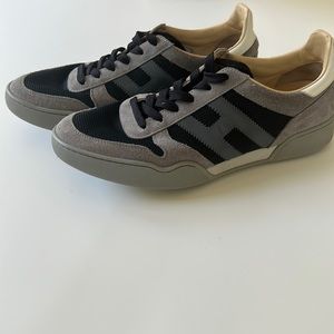 Hogan H327 sneakers blue and grey worn once. UK size 9, US 10 equivalent.